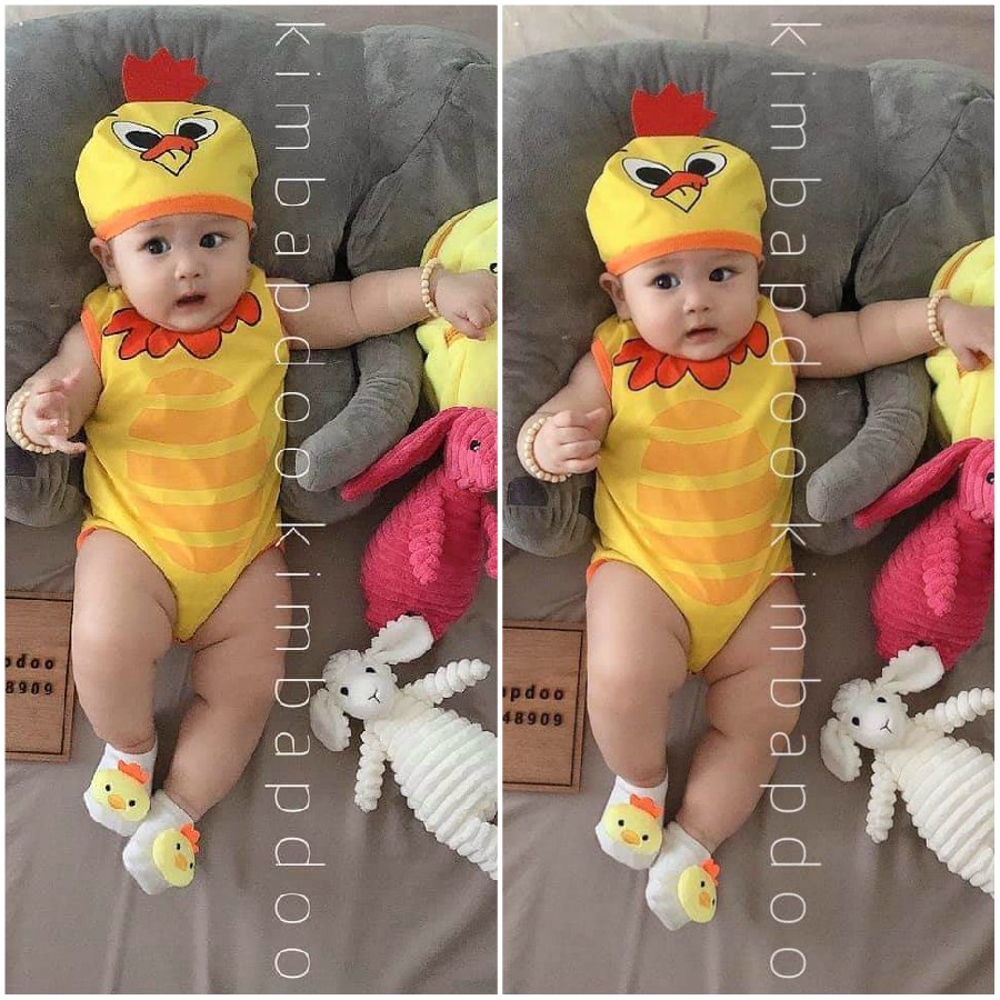 Thanh Lý Bodysuit Chip Nón Lẻ Size Nhiều Hình Cho Bé NEW 100% (Lỗi Vải hoặc In) - Mihababy