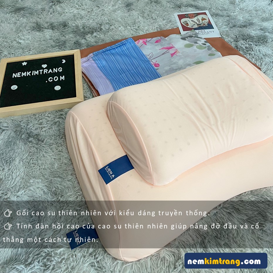 Gối cao su Liên Á Peanut  - CHÍNH HÃNG, ÊM ÁI
