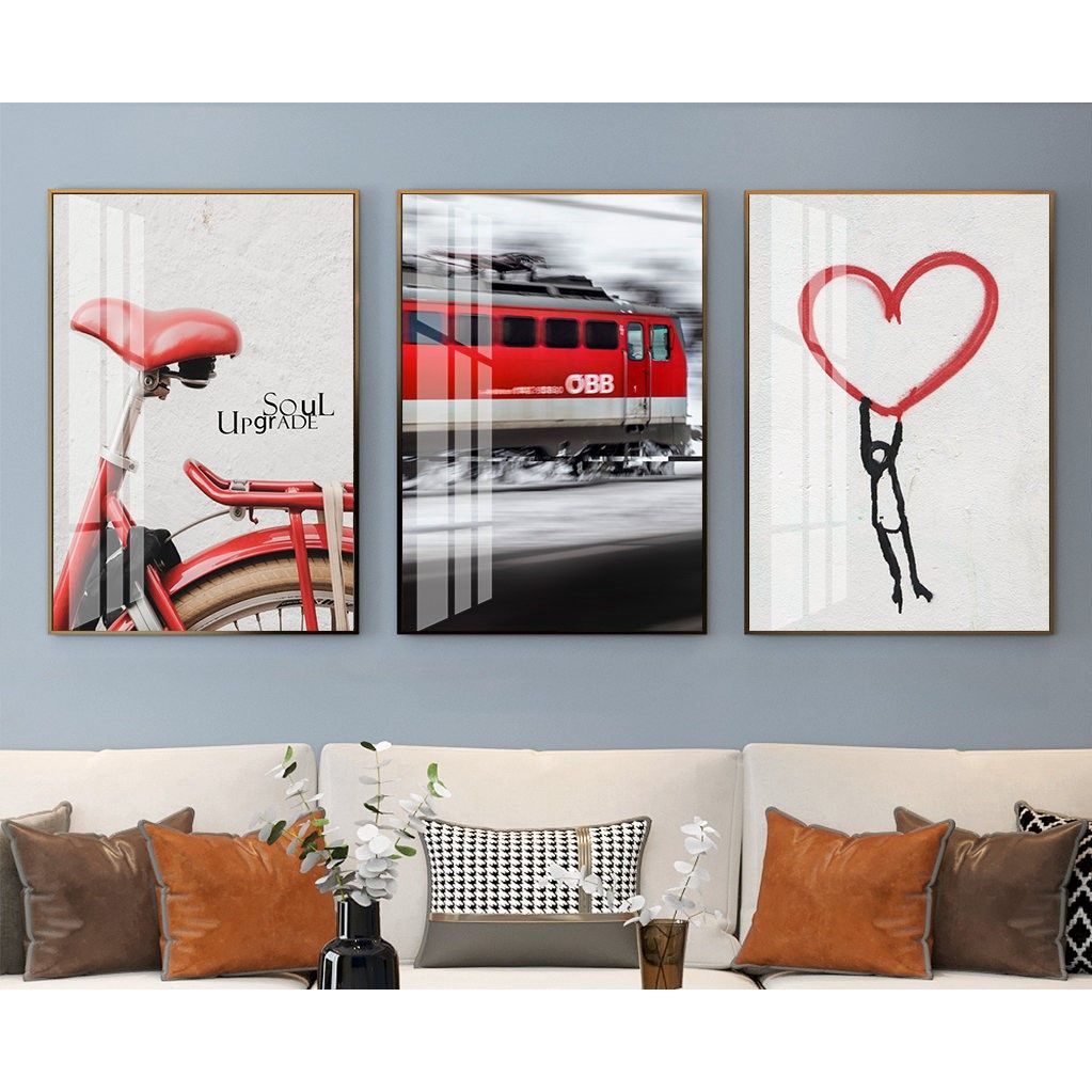 Tranh Tráng Gương CAO CẤP thành phố châu âu pari  Tranh Treo Tường Phòng Khách , Decor Hiện Đại, Sang Trọng | Melyhome