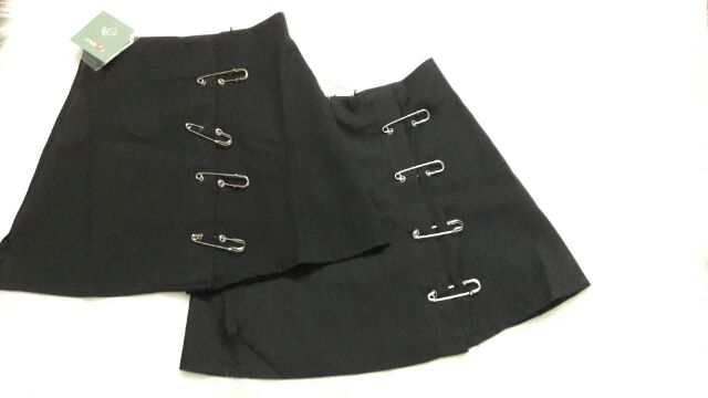 Chân váy ghim băng unisex (ảnh thật) | BigBuy360 - bigbuy360.vn