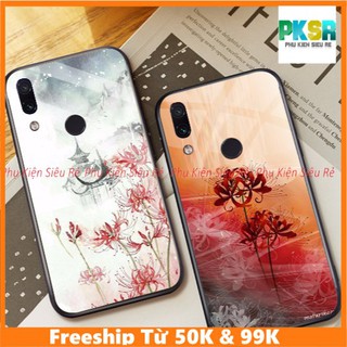 Ốp lưng Huawei Nova 3i/3e/Honor play mặt lưng phủ bóng hình hoa siêu đẹp