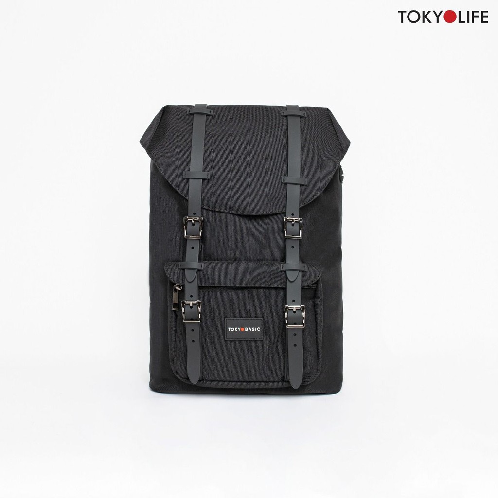 Balo chống nước TOKYOLIFE phối da phong cách mạnh mẽ, phóng khoáng và nam tính I8BPK301I