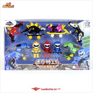 Bộ Đồ Chơi Set Biệt Đội Siêu Nhân Nhí-Lực Lượng Nhí-Siêu Nhân Khủng Long