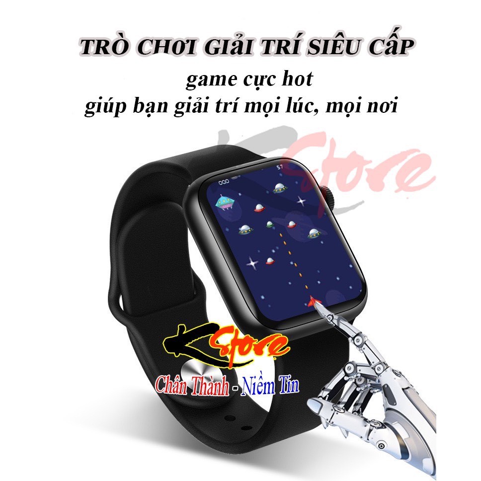 Đồng Hồ Thông Minh T500+Plus/W26+Pro/M26 Plus Seri 6 Chơi Game Thay Hình Nền Thay Dây Nghe Gọi Bluetooth