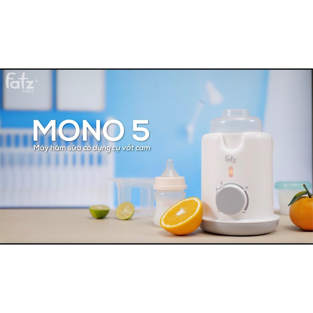 Máy hâm sữa FATZ BABY có chức năng vắt cam Mono 5 FB3225SL