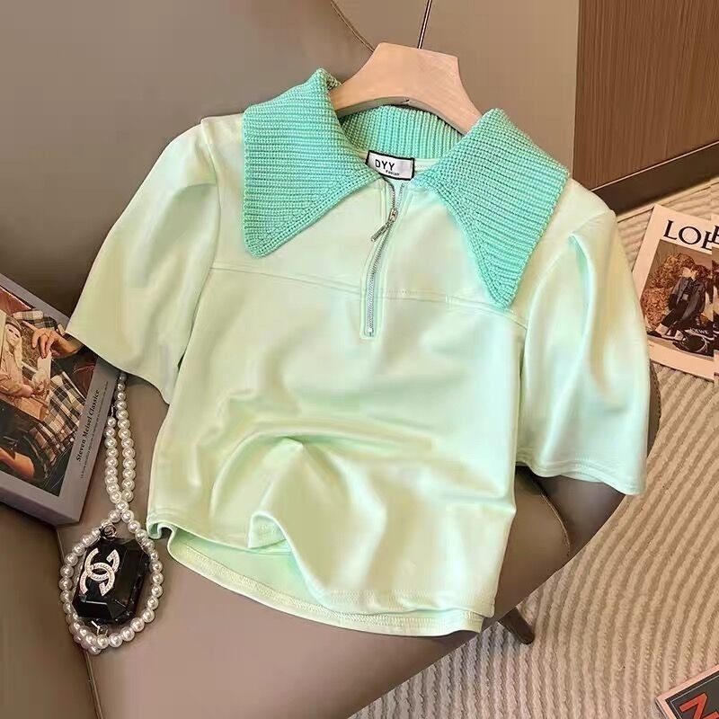 Áo Thun Tay Ngắn Kiểu Dáng Đơn Giản Trẻ Trung Dành Cho Nữ