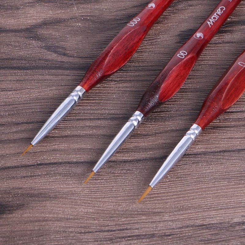 [Hàng mới về] Cọ vẽ chi tiết mini sợi lông sói chuyên nghiệp dành cho trang trí móng tay nghệ thuật