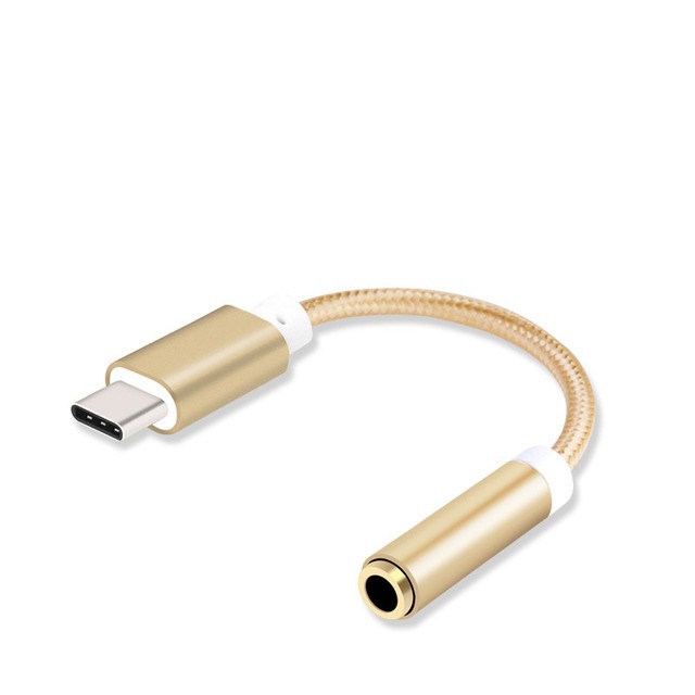 Cáp chuyển từ Type-C sang jack âm thanh 3.5 mm Mi 6🌙💫 [SIÊU SALE]💌💓 Adapter chuyển USB type C sang 3.5mm Mi 6