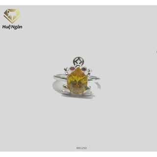 Nhẫn bạc Ý 925 Bạc Xinh -Cóc Thần Tài RR1250