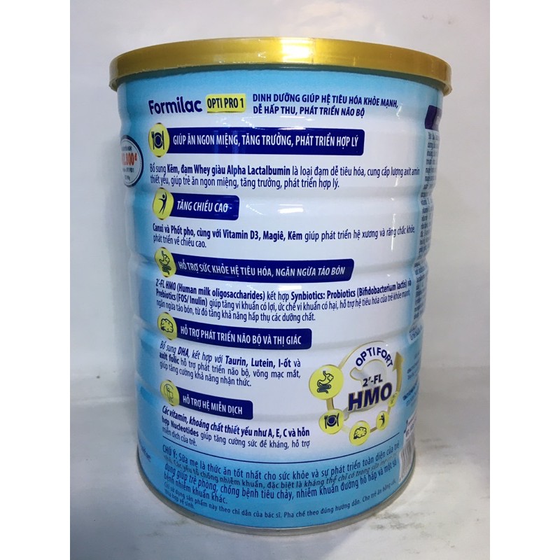 sữa bột Formilac 1 ( lon 400g và 900g ) date: 09/2022