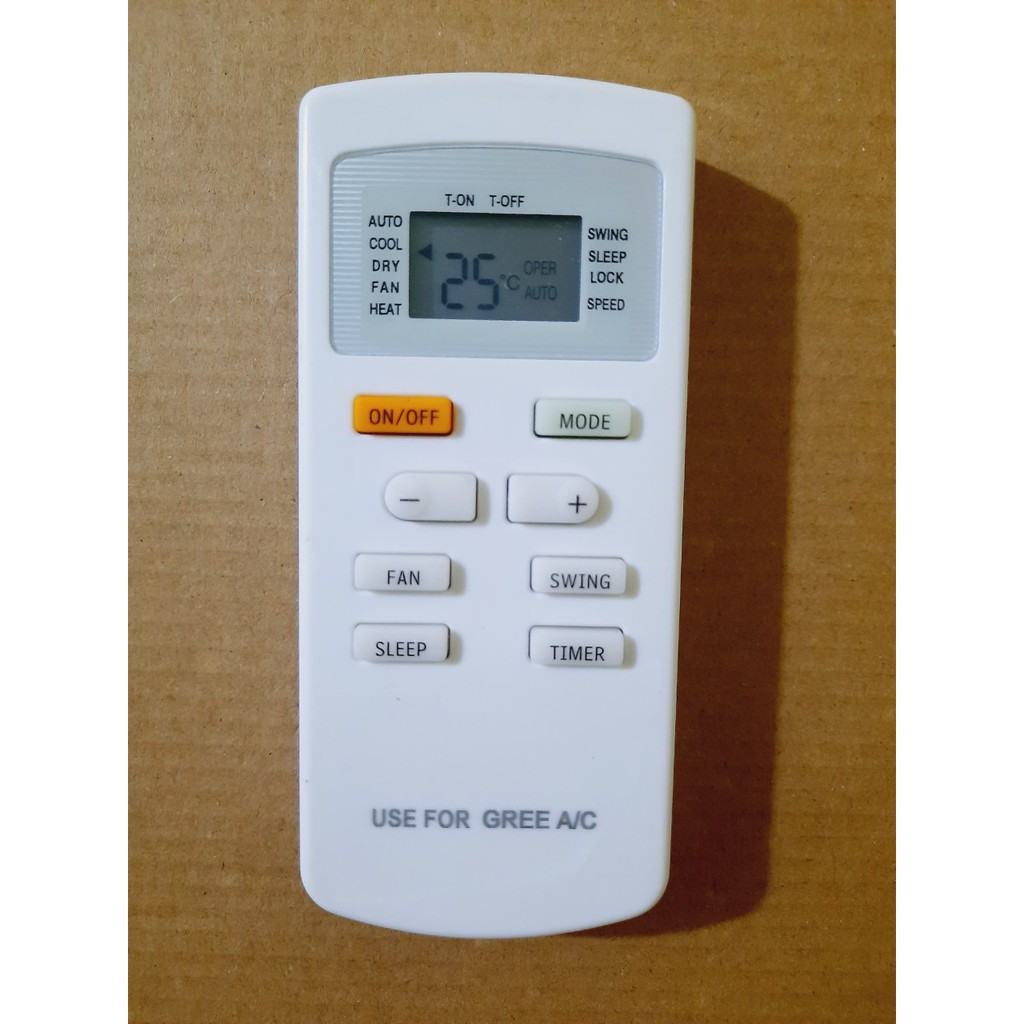 Remote điều khiển điều hoà Gree các dòng GWC GWH 1 &amp;2 chiều Inverter- Hàng tốt mới 100% Tặng kèm Pin!