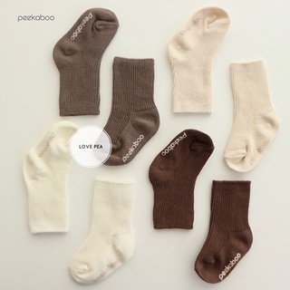 Set 4 đôi tất bắp Peekaboo