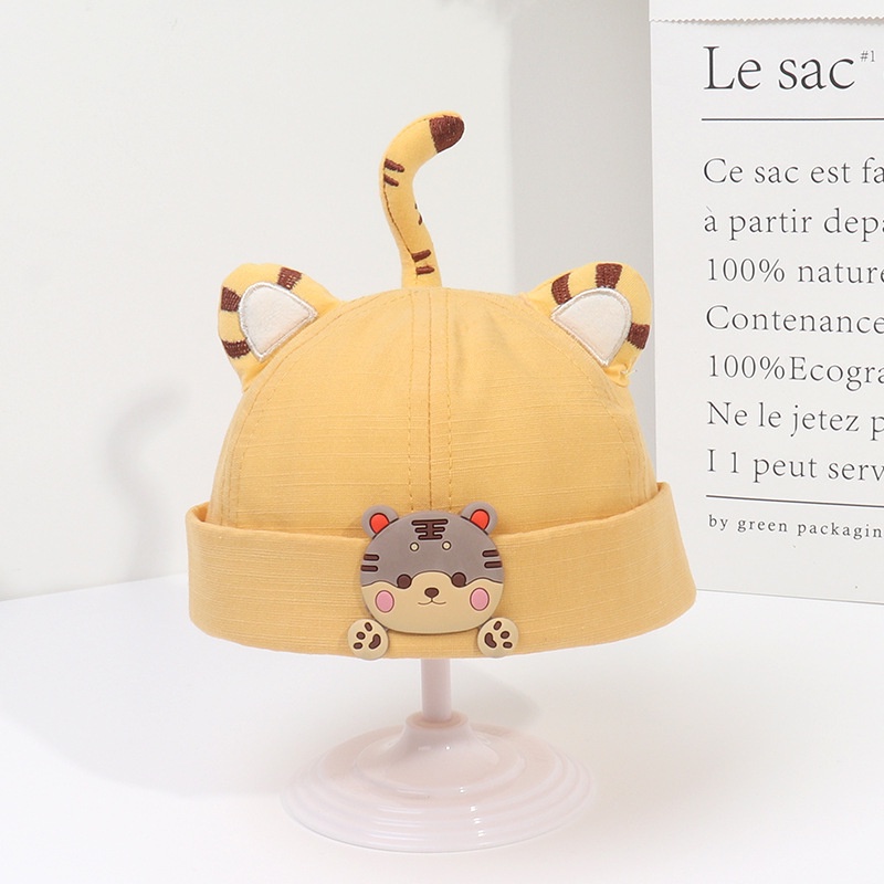 Mũ Cotton Tai Hổ Dễ Thương Cho Bé