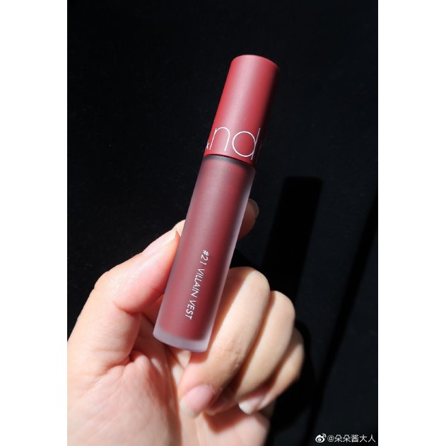 Son Romand Zero Velvet Tint màu 21- Đỏ mận cổ điển