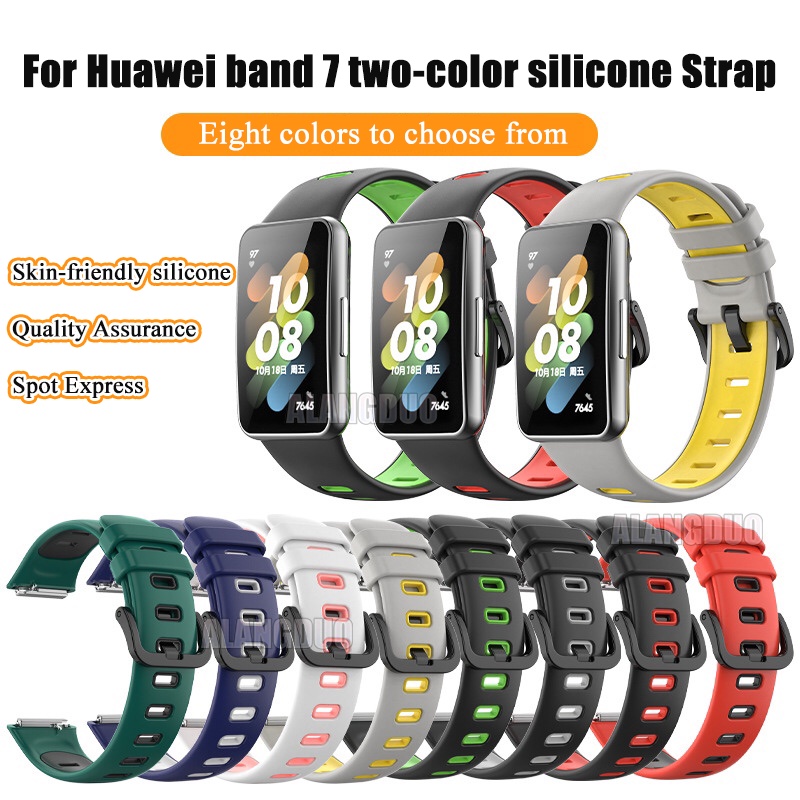 Dây Silicone Thay Thế Cho Đồng Hồ Thông Minh Huawei Band 7 6 Pro Honor Band 6 Huawe Band7