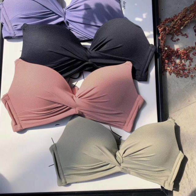 Áo lót push up thông hơi quai chéo siêu xinh