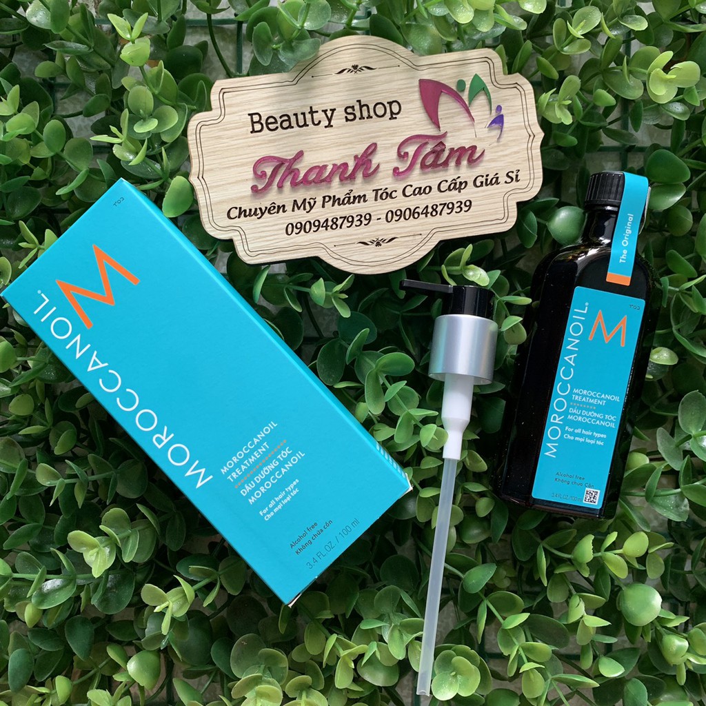 🌾Best Seller🎋Tinh dầu dưỡng phục hồi tóc hư tổn khô xơ Moroccanoil Treatment 100ml