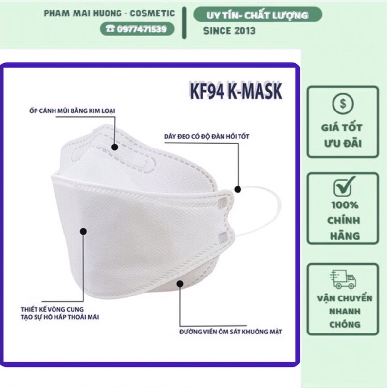 Khẩu trang KF94 Công nghệ Hàn Quốc - An Phong Việt Nam