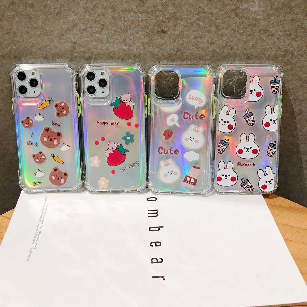 Ốp IPHONE Rabbit cute BẢO VỆ CAM- Phản Quang 6/6plus/6s/6splus/6/7/7plus/8/8plus/x/xs/xsmax/11/11pro/11promax - H Case | BigBuy360 - bigbuy360.vn