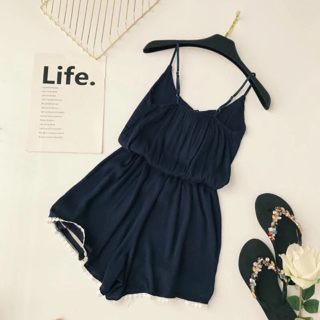 Jumpsuit hoa thêu