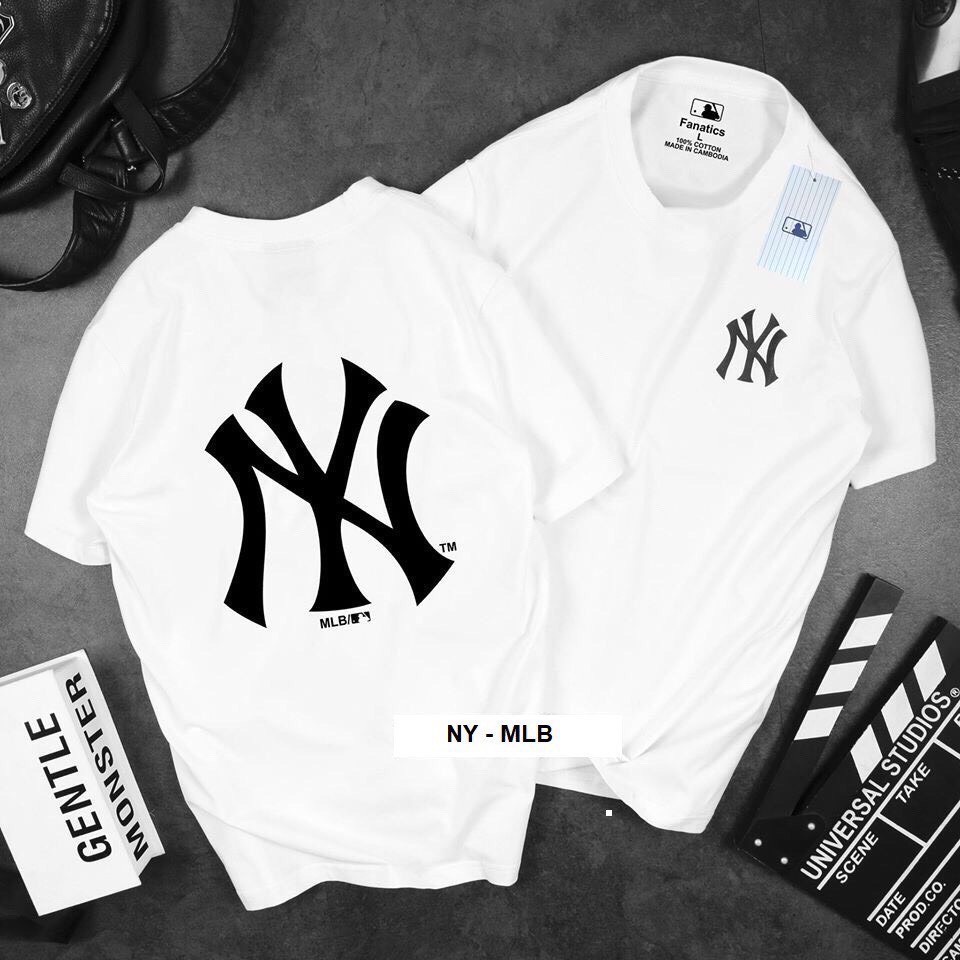 Áo thun nam nữ NY unisex form rộng cao cấp bền màu hot trend 1Kenz