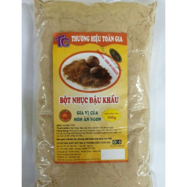 Bột Nhục đậu khấu gói 500gram