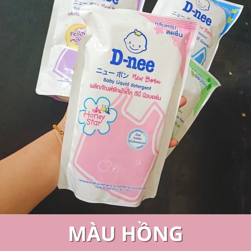 Nước Giặt Dnee, nước giặt quần áo cho bé CHÍNH HÃNG Túi 600-1400ml An Toàn Cho Trẻ Sơ Sinh - Khoaibaby