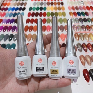 Gel vẽ cọ nét hoa hồng lẻ màu