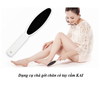 [FREESHIP TỪ 200K] Dụng cụ chà gót chân có tay cầm KAI