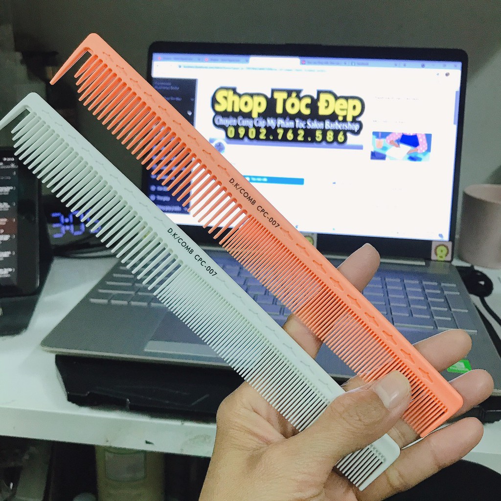 Lược cắt tóc nam nữ  DK COMB COLOR CPC 007