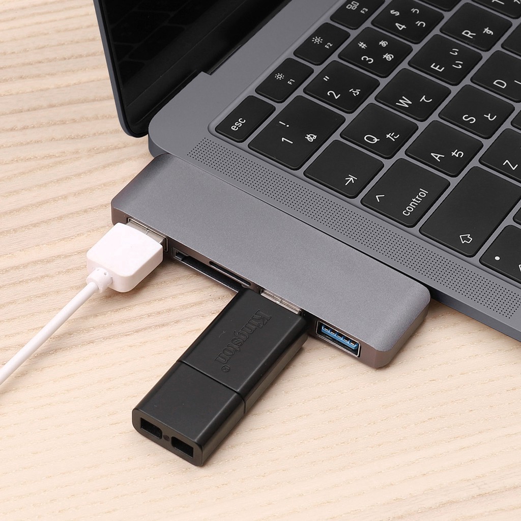 HUB Batianda Đa Cổng USB 3.0 SD TF Cho MacBook Pro Air Touch ID A1706/A1708/A1989/A1932/A1989/A2141 13/15/16&quot; 2018-2020