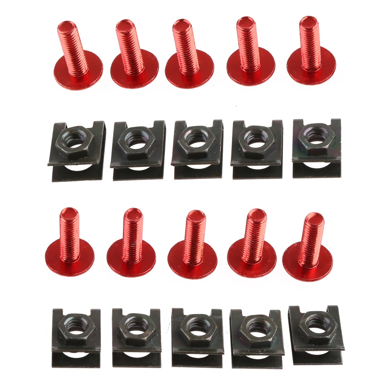 Set 10 Bu Lông M6 6mm Đa Năng Dành Cho Xe Mô Tô