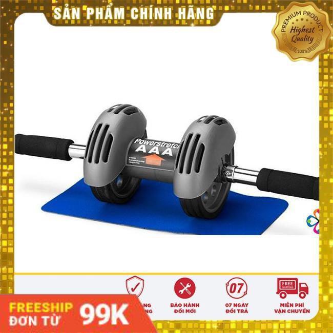 Con lăn cao cấp 2 bánh tặng kèm thảm lót chân