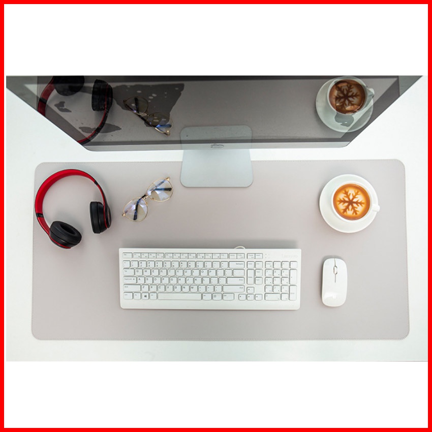 Tấm lót bàn di chuột cỡ lớn - Thảm da trải bàn làm việc Deskpad - Lót Chuột Mouse pad bằng da PU - Sang - Xịn - Mịn - Êm