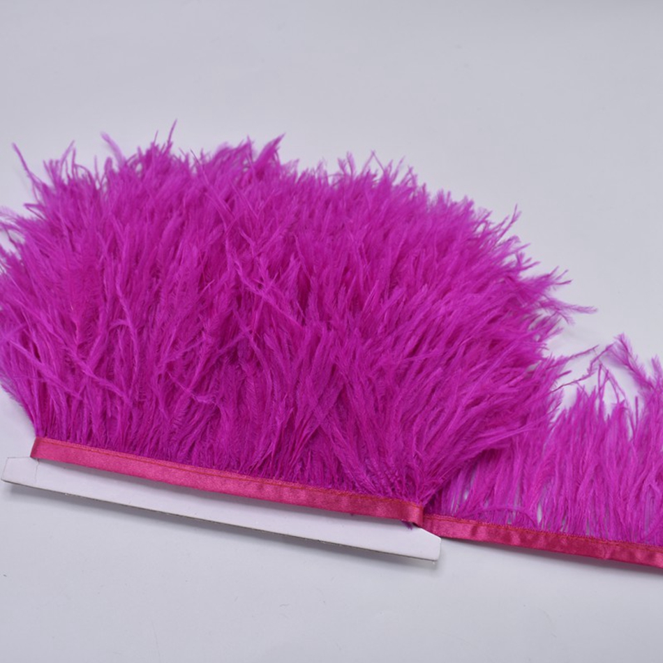 Dây Ruy Băng Lông Đà Điểu 1m 8-10cm Trang Trí Tiệc Cưới
