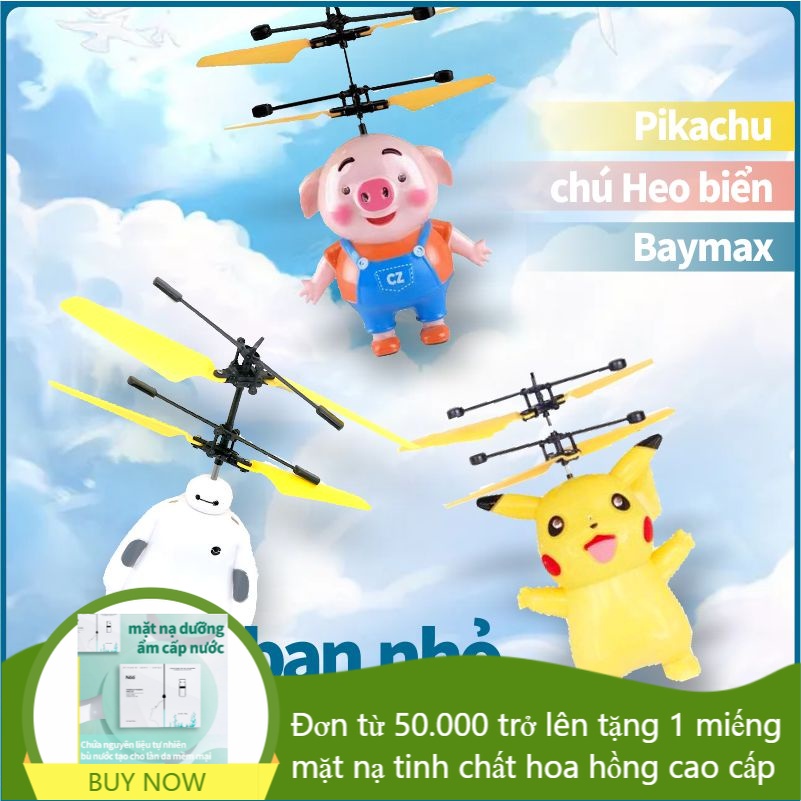 Máy Bay Trực Thăng Điều Khiển Từ Xa Sáng Tạo Thiết Kế Nhân Vật Hoạt Hình Mới Nhất