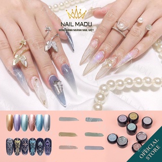 Gel nhũ metan Misscheering chính hãng - Gel metan vẽ móng tay, chất gel đậm đặc màu sắc thời trang