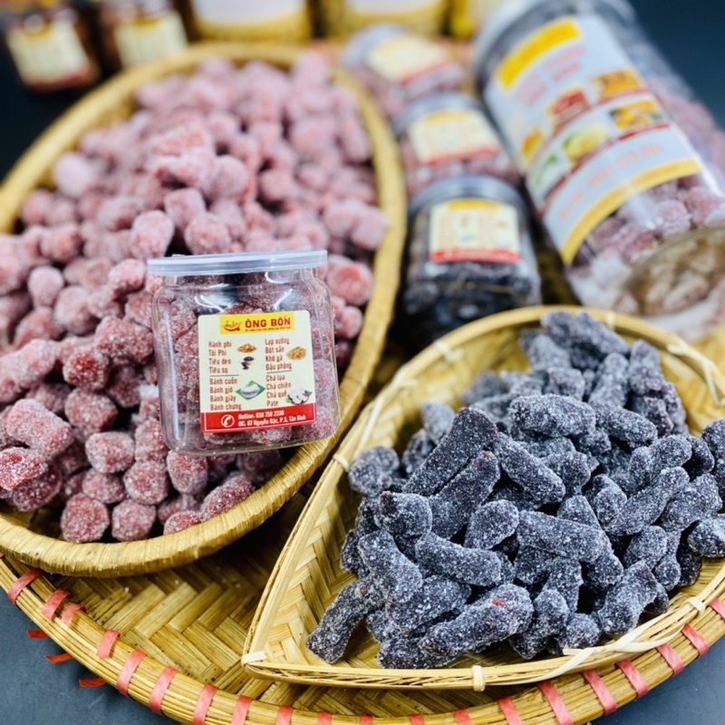 Kẹo Dâu Tây Mix Kẹo Dâu Tằm Loại 1 - Chua, Ngọt, Dẻo, Thơm