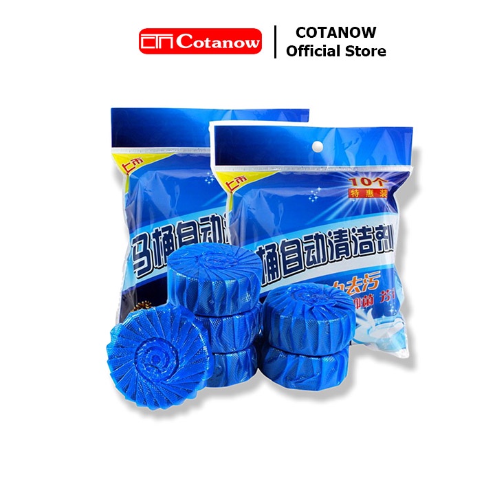 Gói 10 Viên Thả Bồn Cầu Khử Mùi và Lưu Hương Thơm Dịu Nhẹ COTANOW