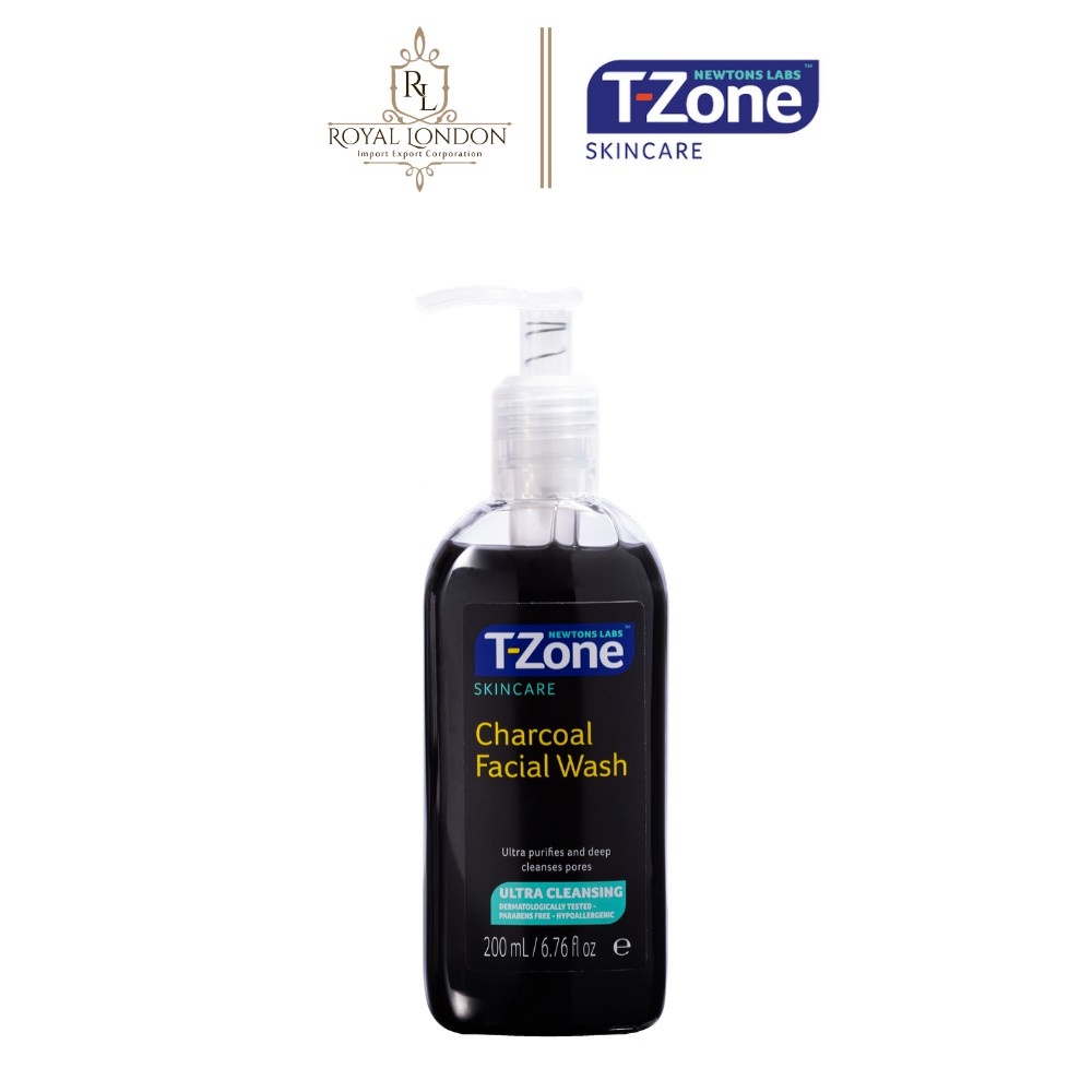 Gel Rửa Mặt Tinh Chất Than Hoạt Tính T-Zone 200ml