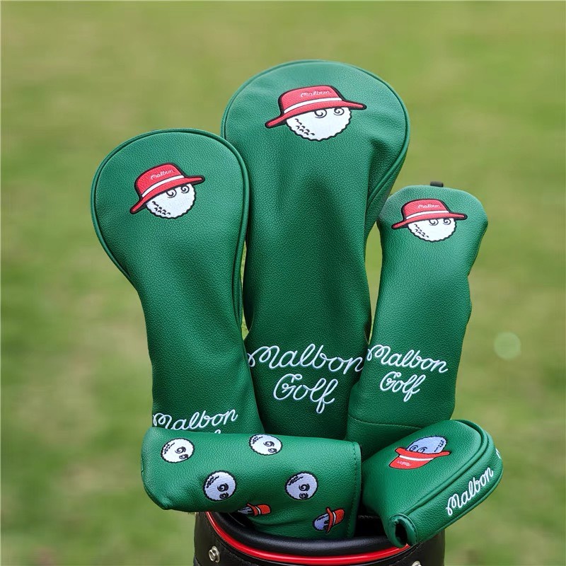 MALBON GOLF Set Cover gậy golf Malbon da PU cao cấp - CG009