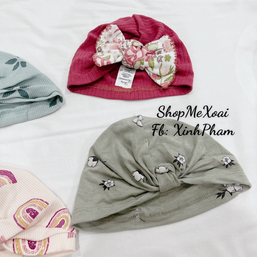 Mũ Turban, Nón Turban cho bé hàng xuất dư xịn cực iu size từ 0M-9M