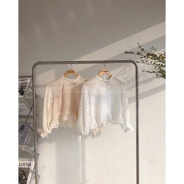 Moden.room áo kira trắng kèm croptop MOD006