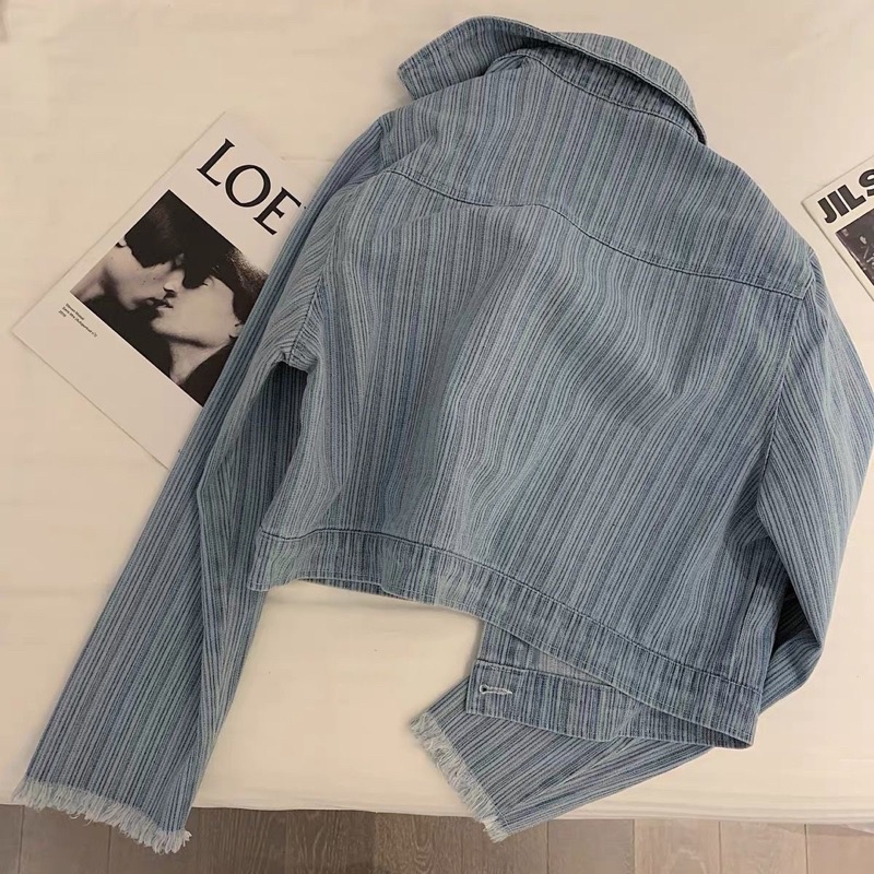 FREESHIP ÁO KHOÁC BÒ SANG CHẢNH VINTAGE KÈM ẢNH THẬT