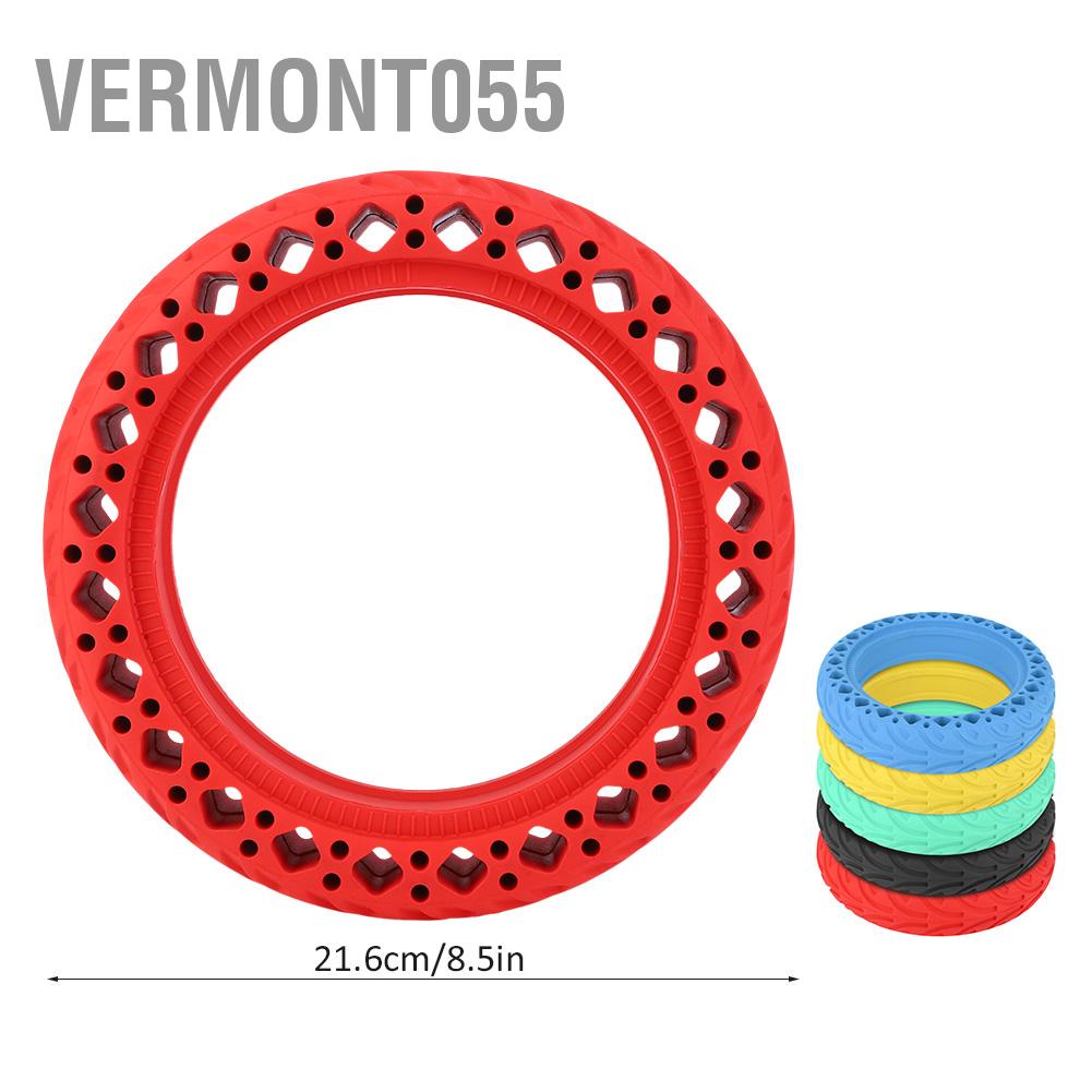 Vermont055 8.5 Inch Rubber Prismatic Tire Anti-explosion Shock Absorption Tyre for Xiaomi M365 Electric Scooter Accessories