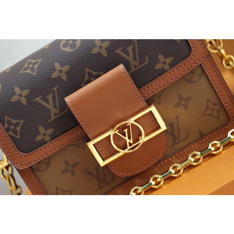 Túi xách Lv dauphine cao cấp sẵn 2 size fullbox cực vip