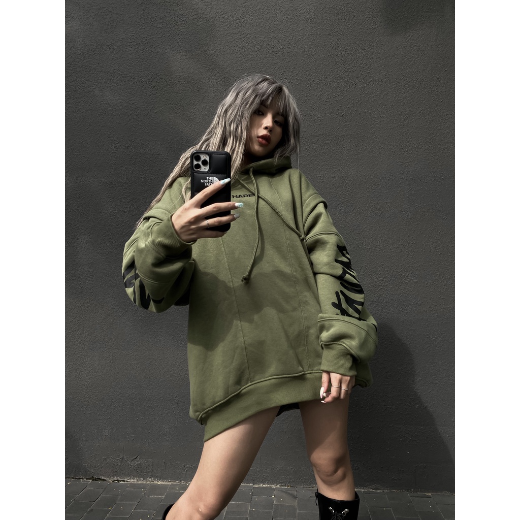 Áo Hoodie Mũ Trùm Vải Nỉ Bông Unisex FERNERY - HADES Brand Chính Hãng