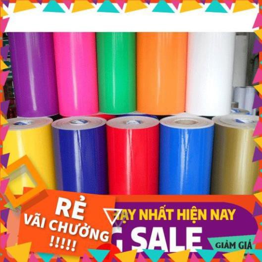 [ BÁN CHẠY ]  10m Giấy cắt chữ DECAL PVC khổ 0,6m dài 200m (các màu), KOANHAO Đài loan.