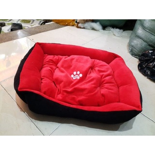 Ổ nệm nằm size 50x60x15cm nệm tháo rời được cho chó mèo thú cưng bàn chân chó