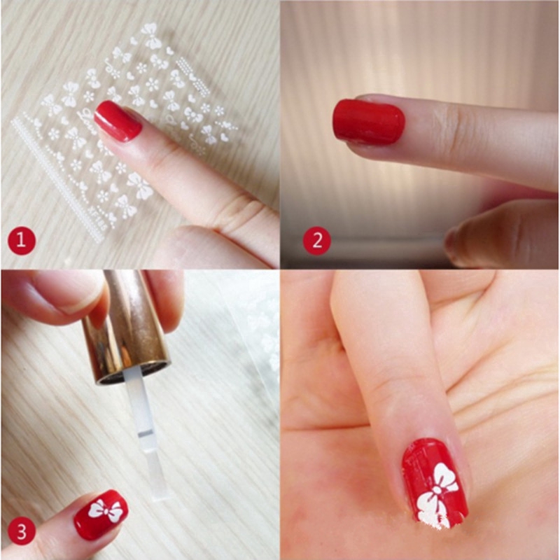 Set 50 miếng sticker nhiều họa tiết dùng trang trí móng tay